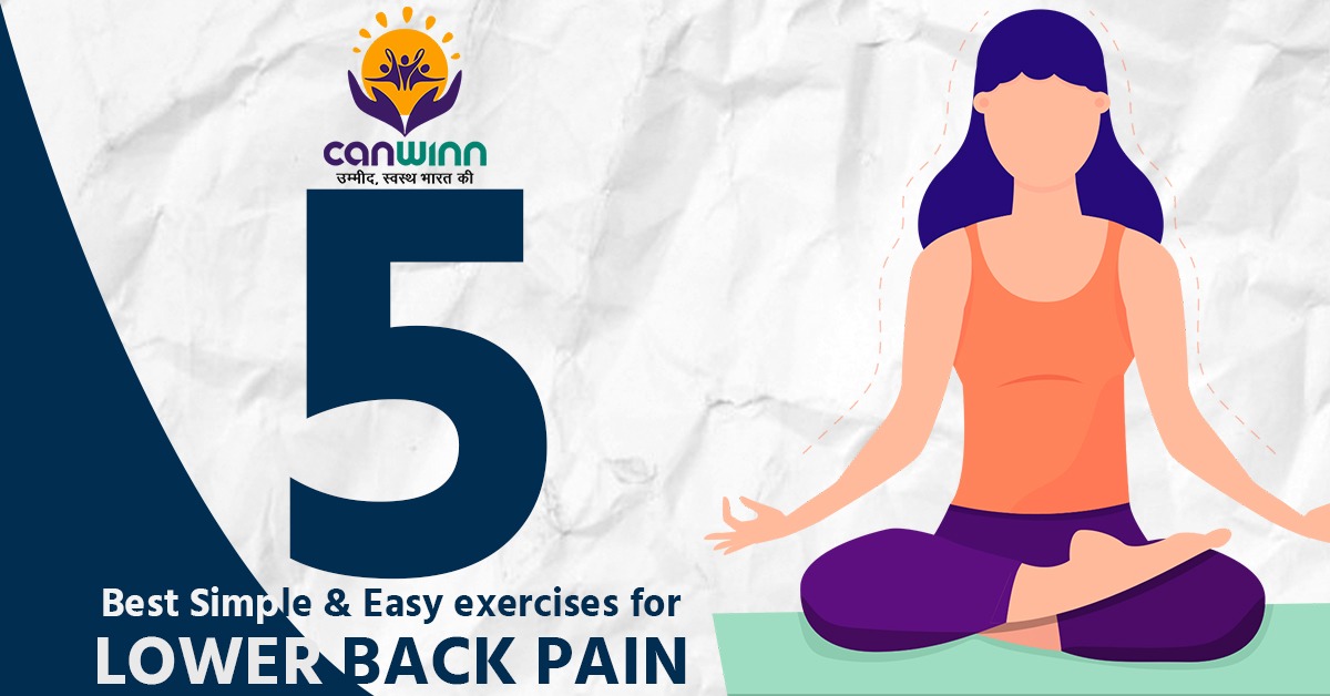 Best Simple & Easy exercises for LOWER BACK PAIN